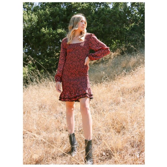 Lost and Wander Smocked Mini Dress - Picture 7 of 8